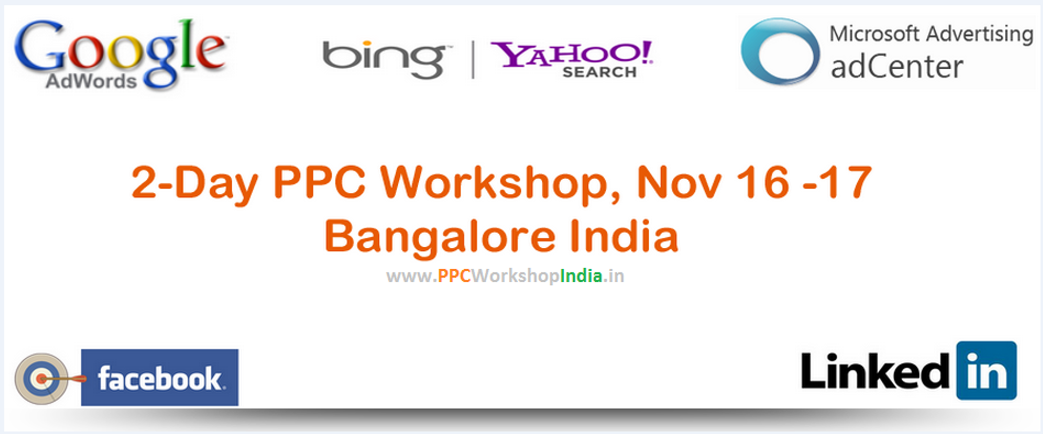 Pay Per Click Workshop, 16-17 NOV, Bangalore