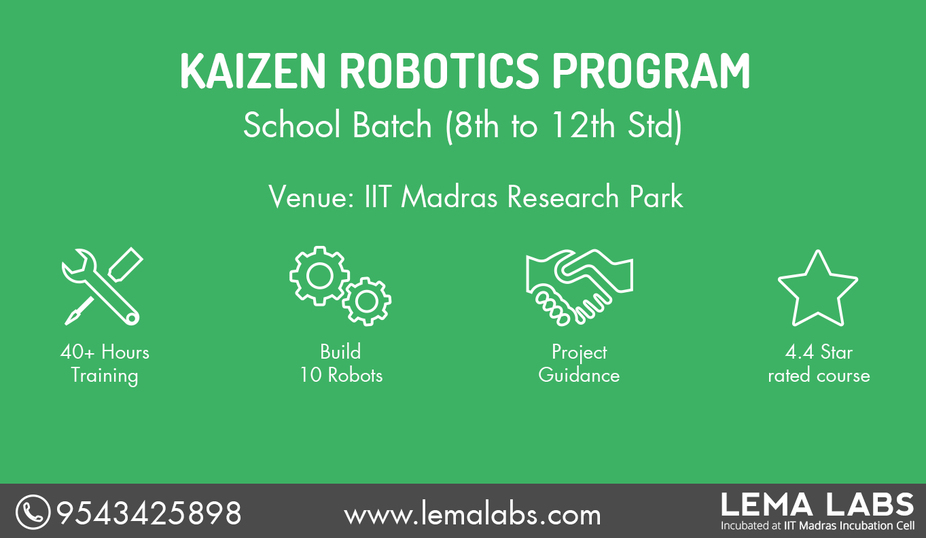 Kaizen Robotics Program -School Batch - Explara