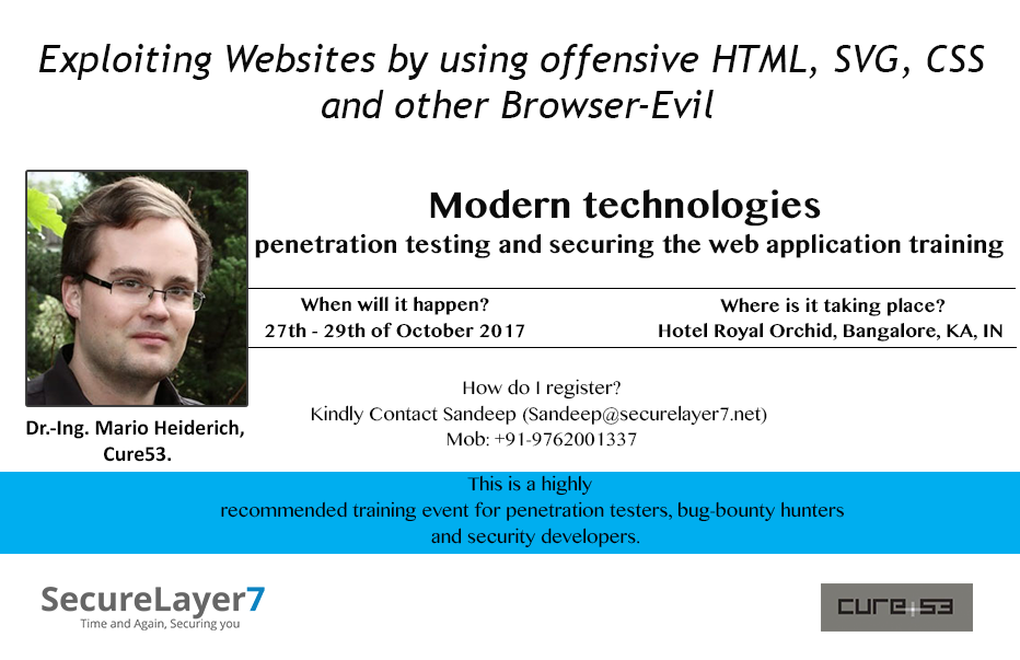 Exploiting Websites using offensive HTML, SVG, CSS and other Browser-Evil - Explara