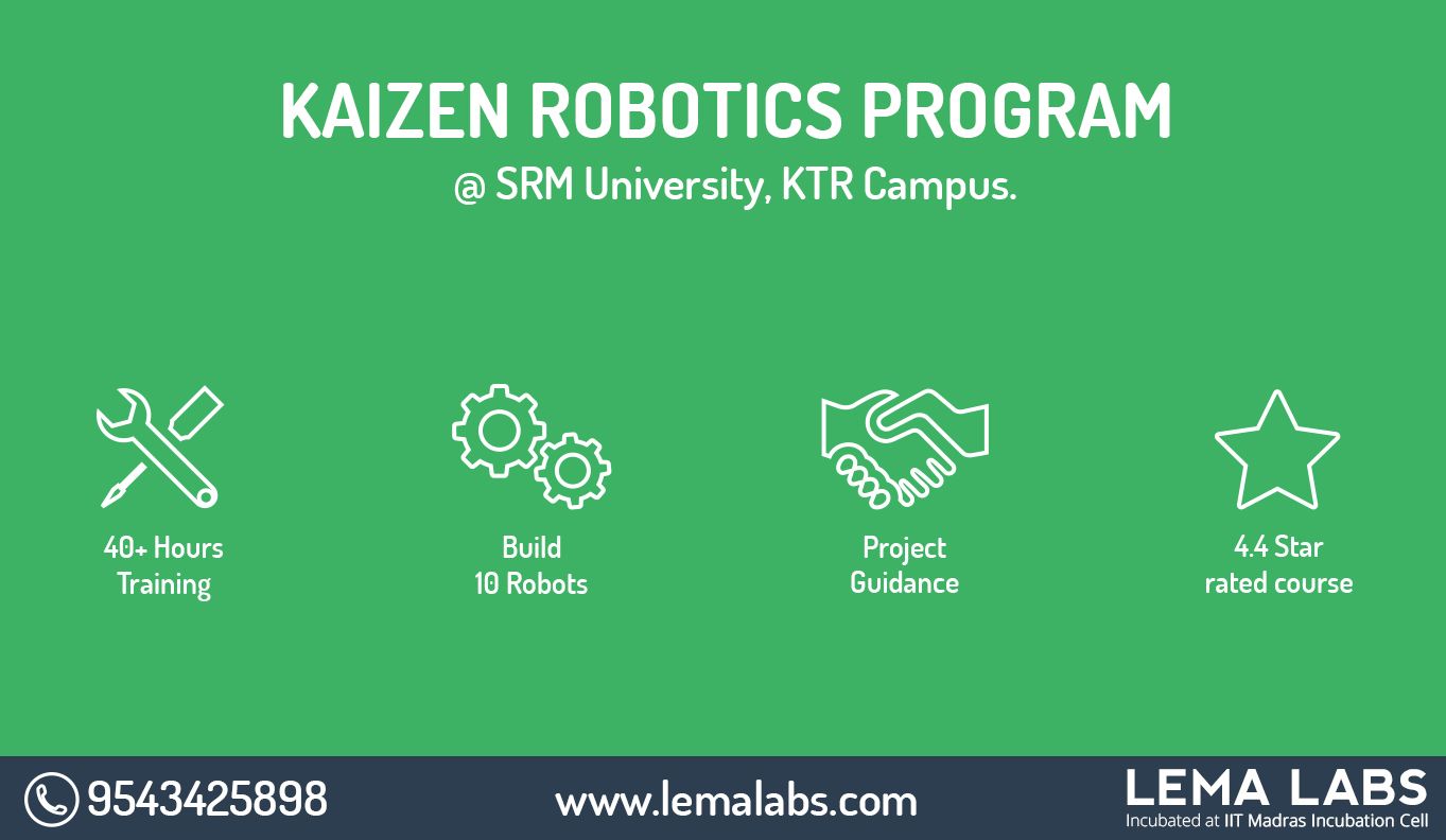 Kaizen Robotics Program - SRM University - Explara