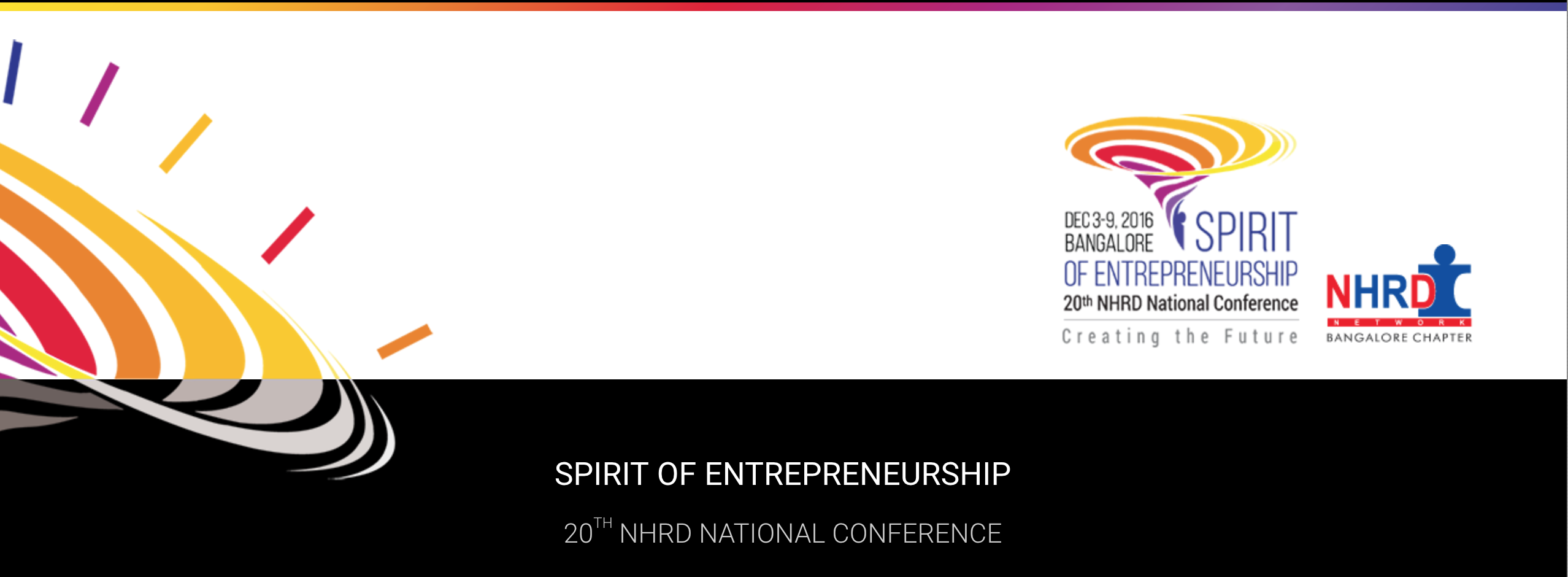 Book NHRD 20th NATIONAL CONFERENCE SPIRIT OF ENTREPRENEURSHIP