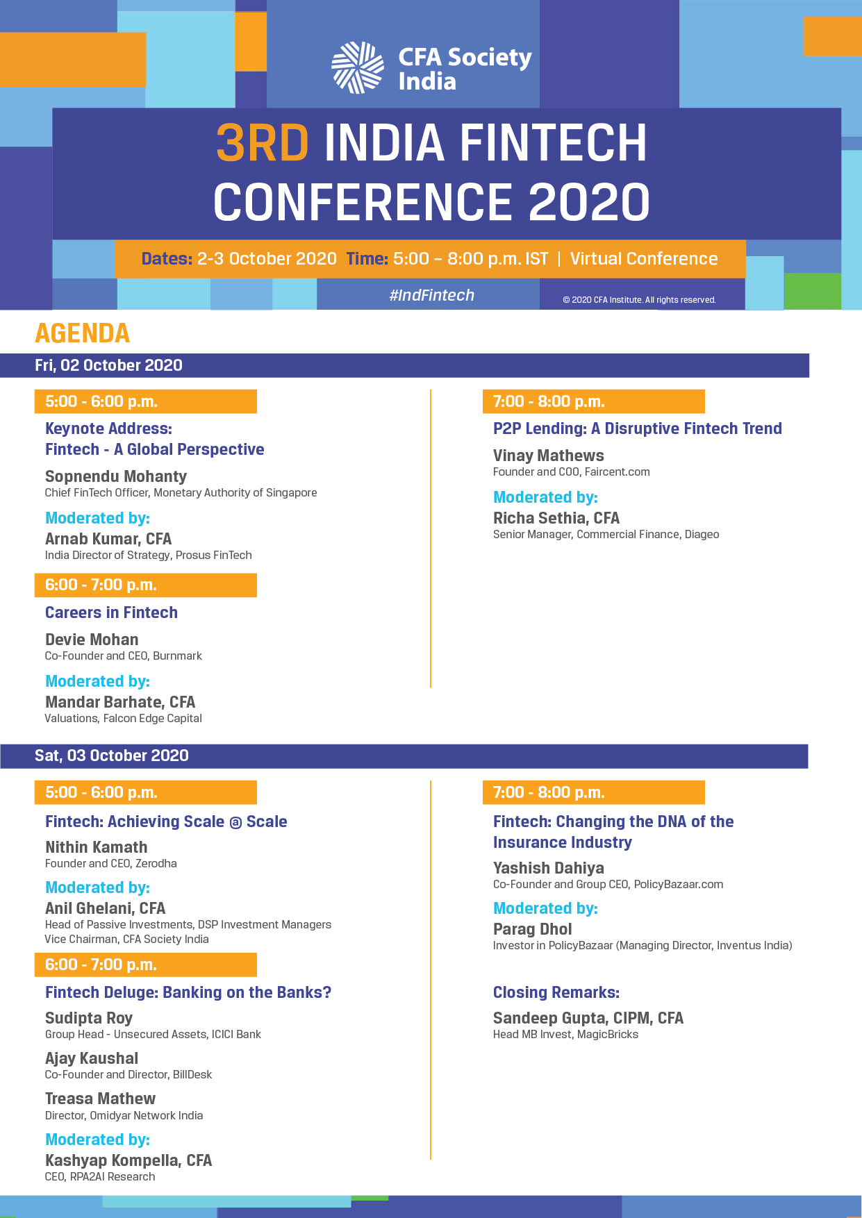 Book 3rd India Fintech Conference 2020 tickets, | Explara.com