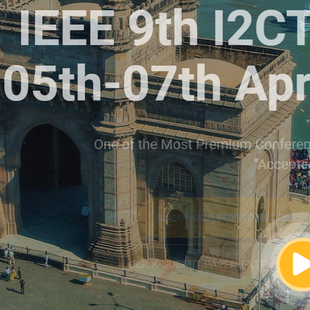 Book IEEE i2ct 2024 tickets, Pune | Explara.com