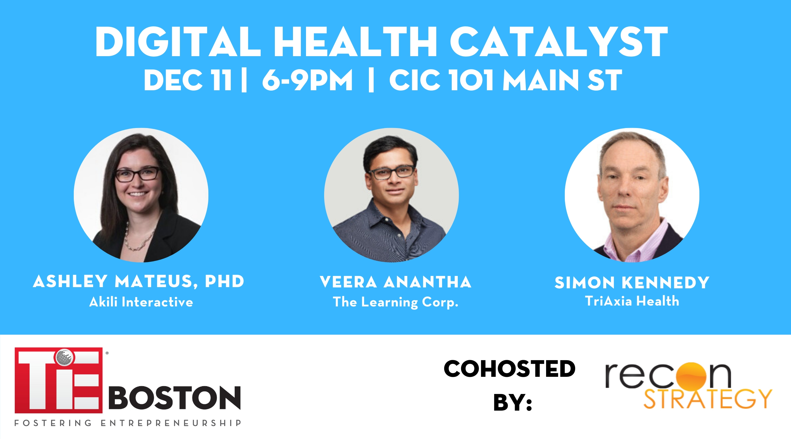 Book Digital Health Catalyst Digital Therapeutics tickets, Cambridge TiE