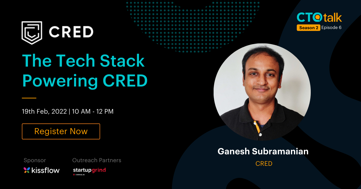 Book The Tech Stack Powering CRED | CTOtalk With Ganesh Subramanian ...