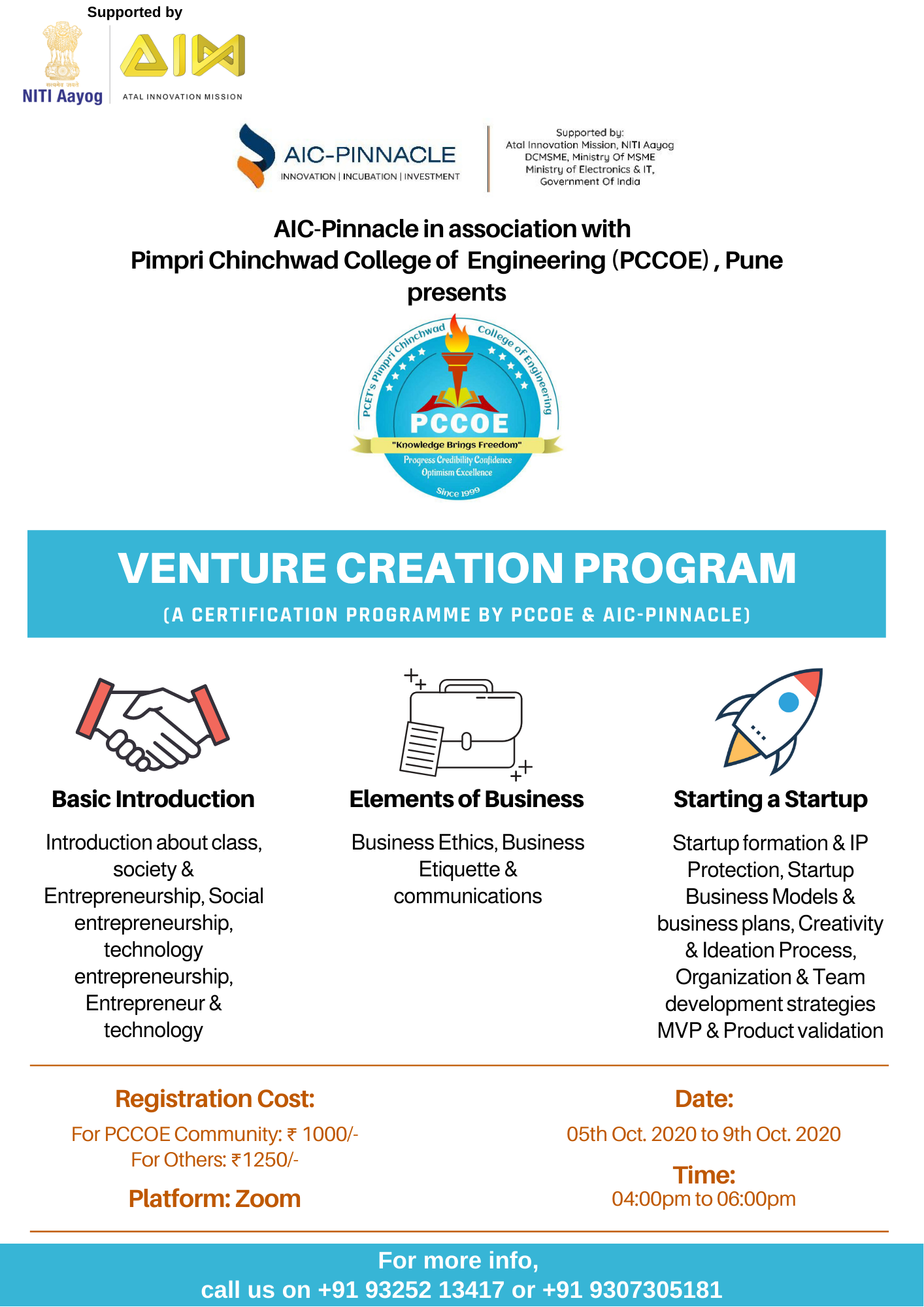 Book Venture Creation Program Tickets Pune Explara